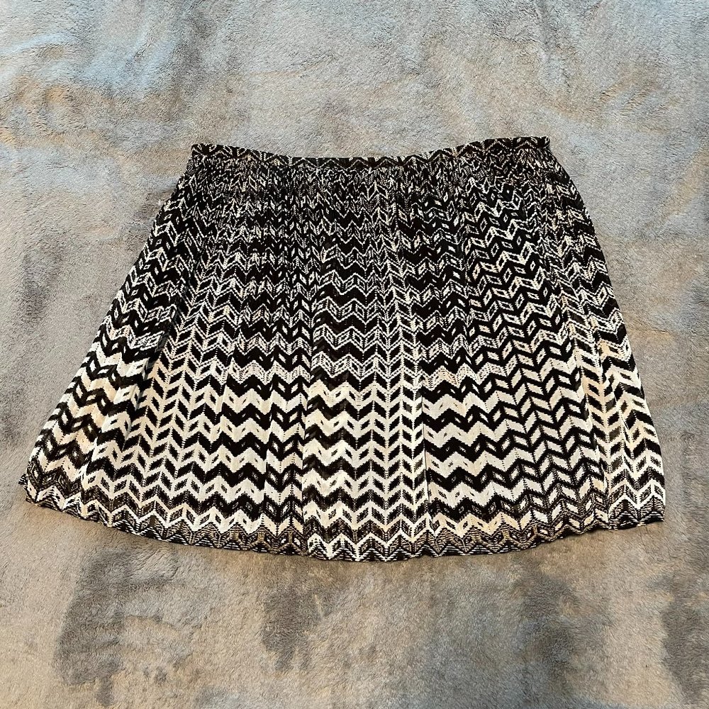 Madewell Mini Skirt - Black White - Size 10